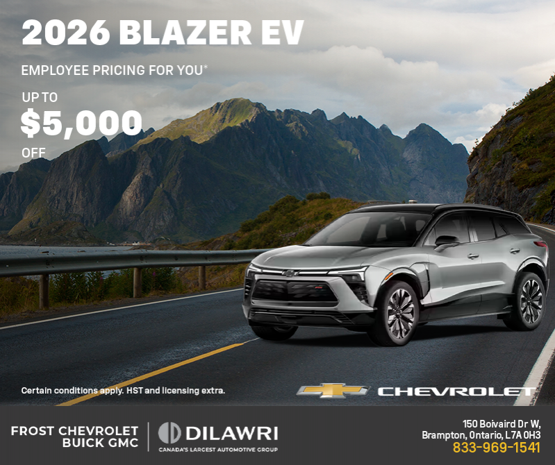 The 2026 Chevrolet BLazer EV