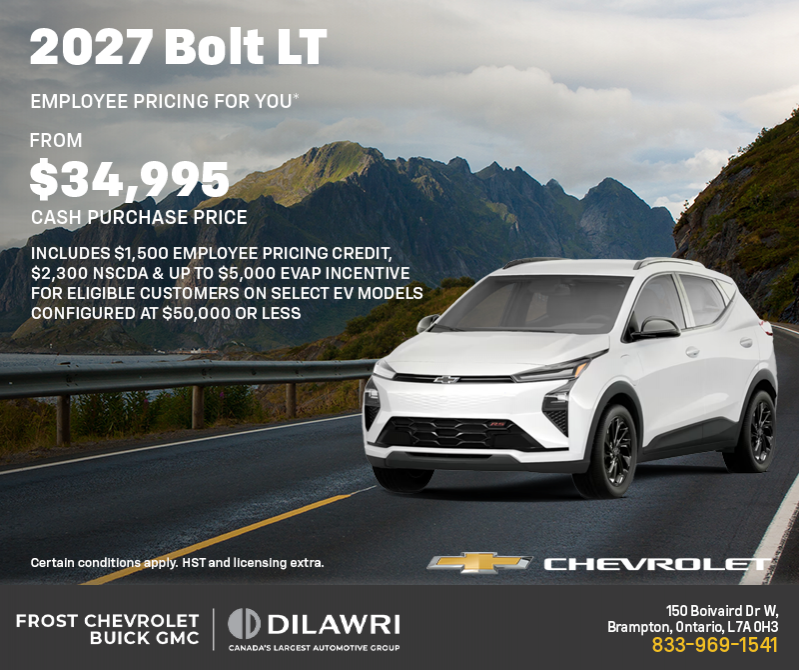 The 2026 Chevrolet Bolt LT