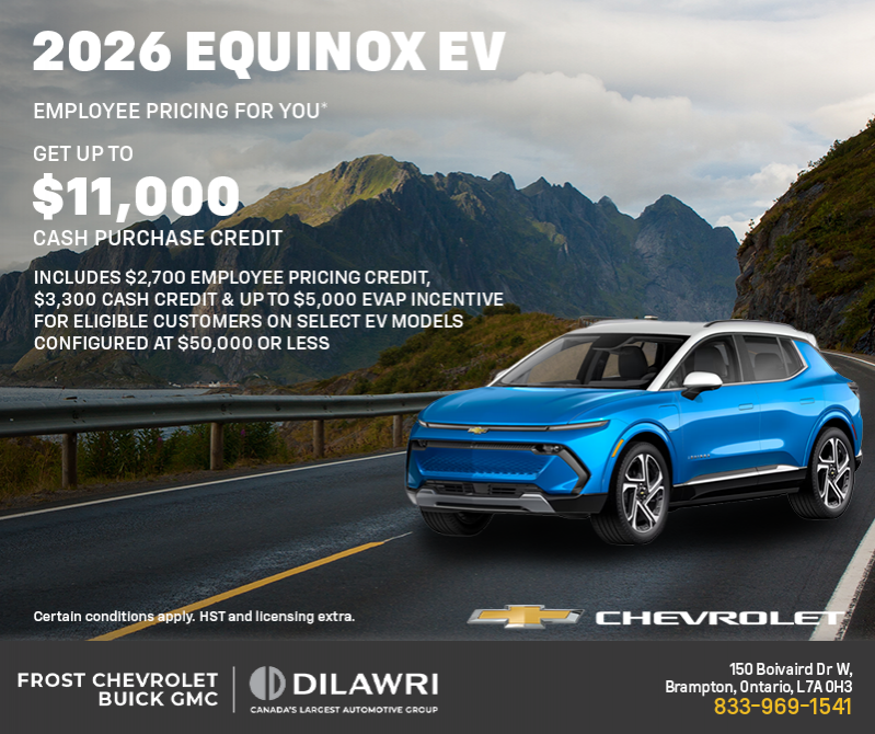 The 2026 Chevrolet Equinox EV