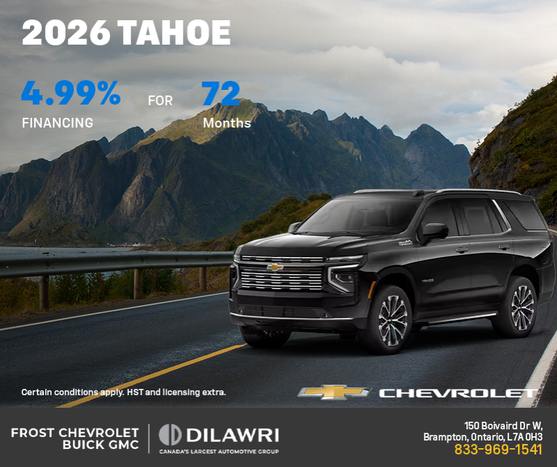 The 2026 Chevrolet Tahoe
