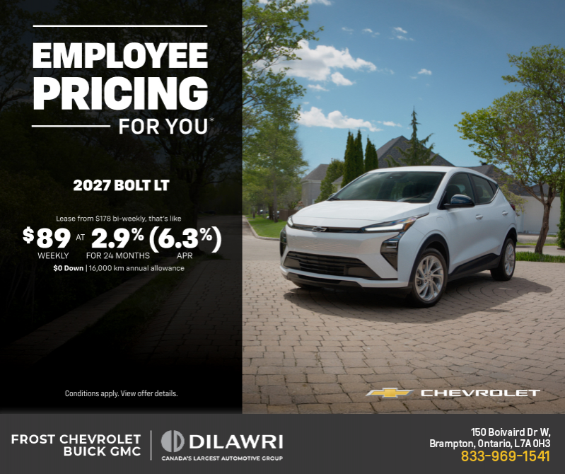 Get the 2027 Chevrolet Bolt Lt