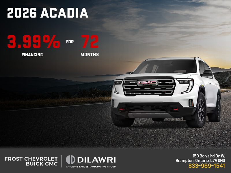 The 2026 GMC Acadia