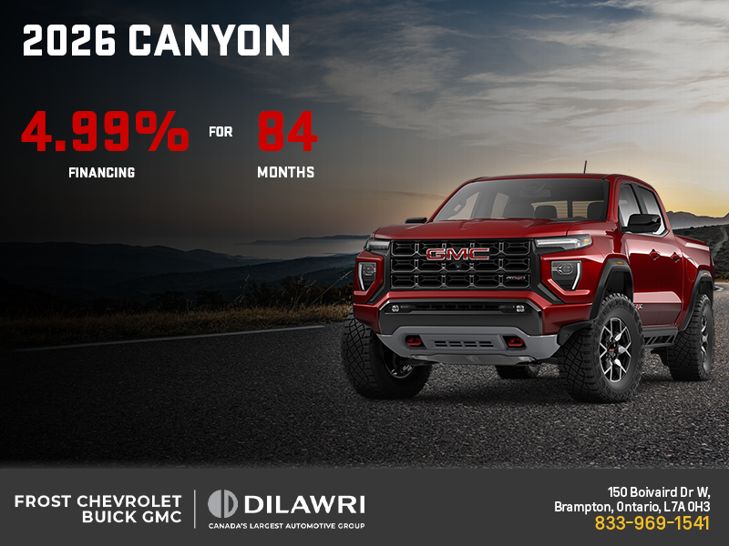 The 2026 GMC Canyon
