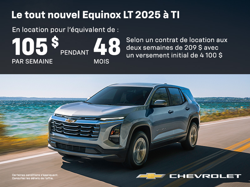 Le Chevrolet Equinox 2025