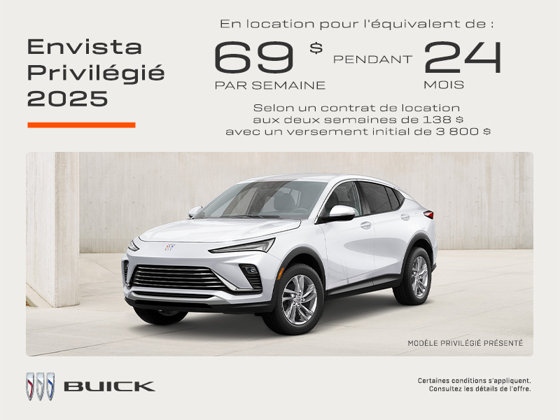 Procurez-vous le Buick Envista 2025