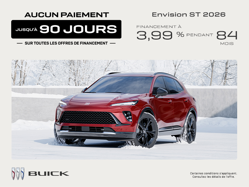 Procurez-vous le Buick Envision 2026
