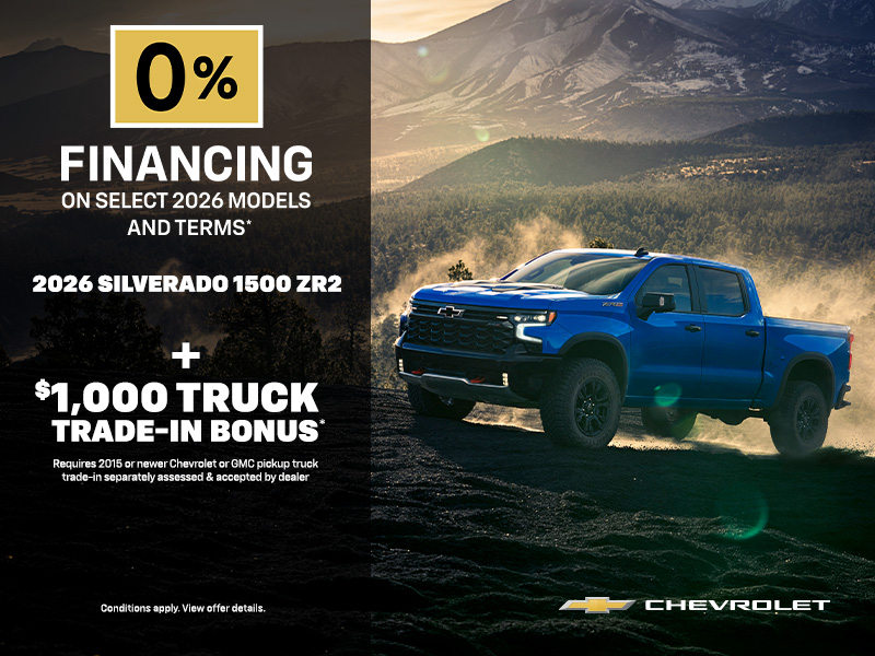 The 2026 Chevrolet Silverado 1500 ZR2