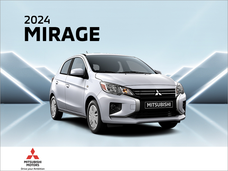 The 2024 Mitsubishi Mirage Mitsubishi Gaspésie Promotion in Chandler