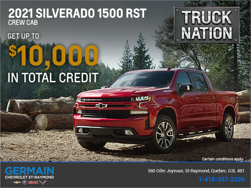Get the 2021 Chevrolet Silverado