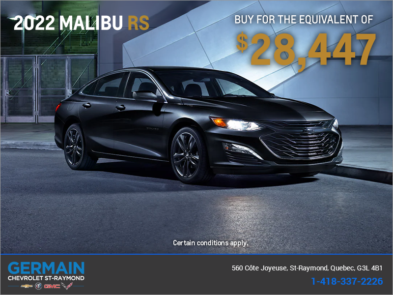 Get the 2022 Chevrolet Malibu