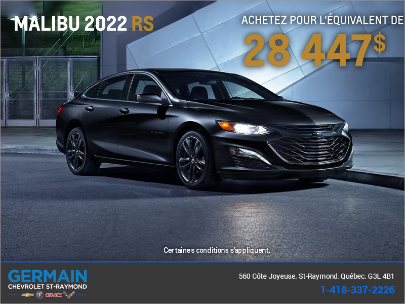 La Chevrolet Malibu 2022