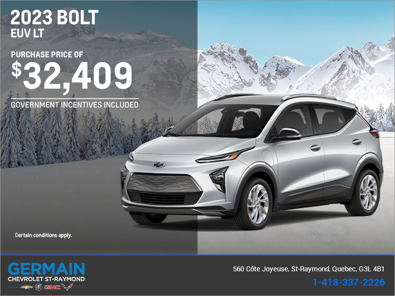 Get the 2023 Chevrolet Bolt EUV