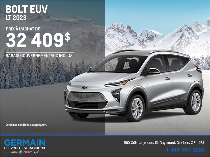 Procurez-vous le Chevrolet Bolt EUV 2023