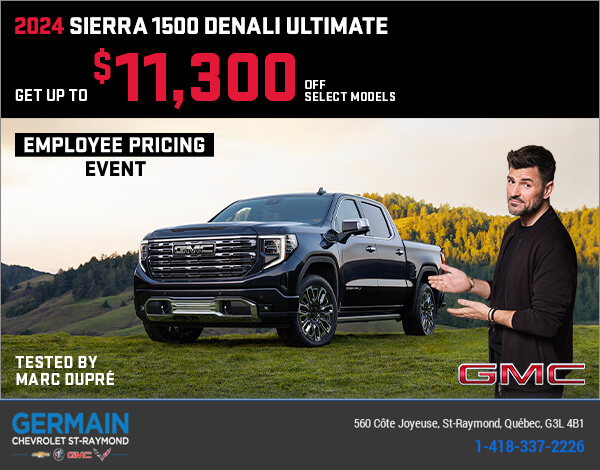 Le GMC Sierra 1500 Denali Ultimate 2024