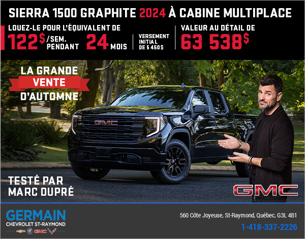 Le GMC Sierra 1500 Graphite 2024