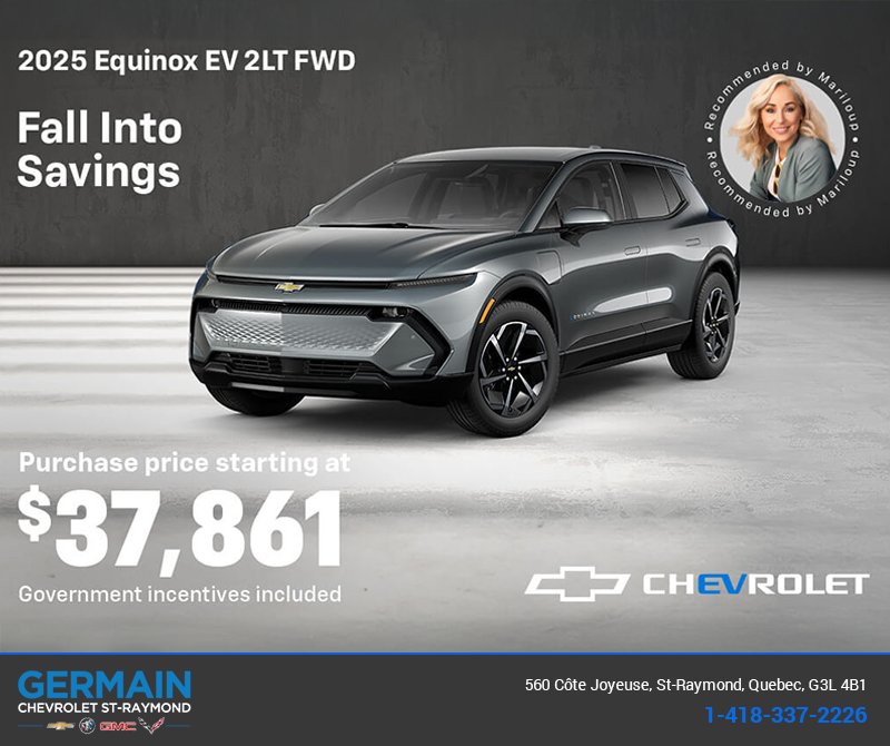 Get the 2025 Chevrolet Equinox EV