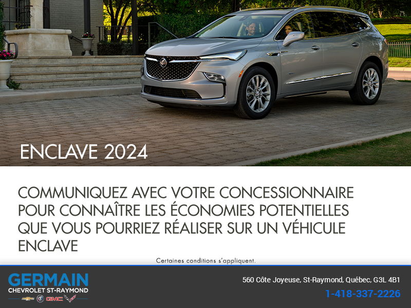 Procurez-vous le Buick Enclave 2024