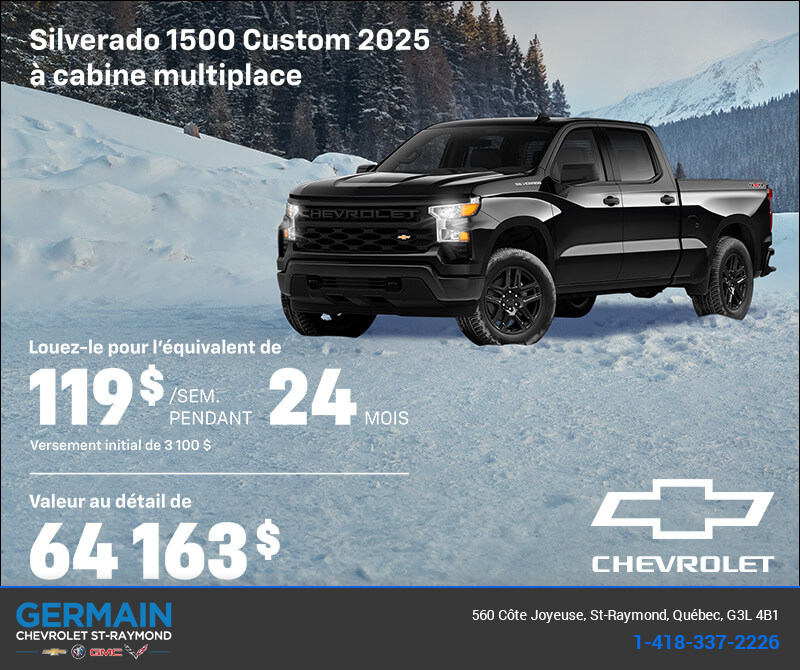 Procurez-vous le Chevrolet Silverado 1500 2024