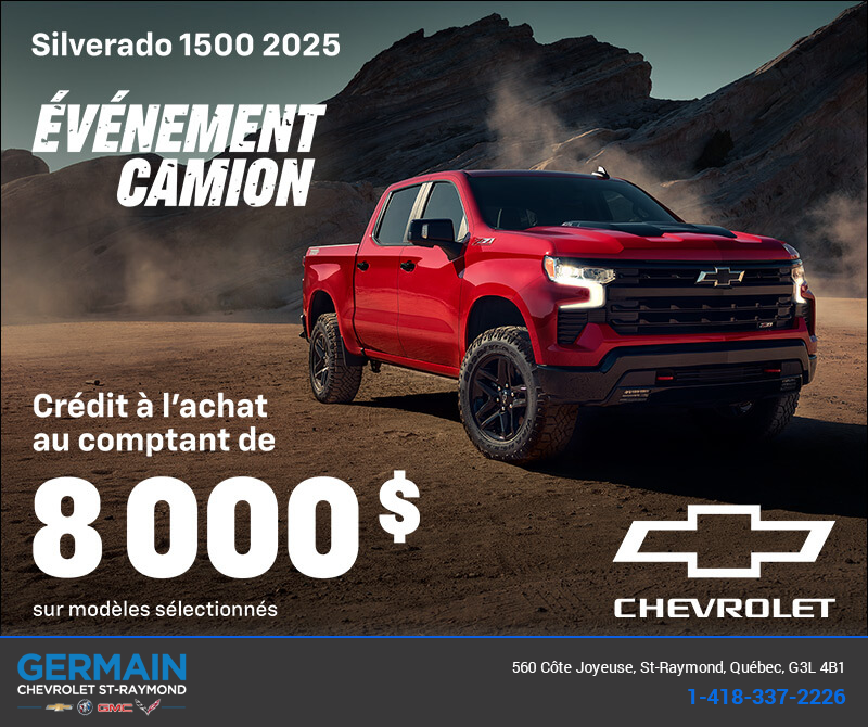 Procurez-vous le Chevrolet Silverado 1500 2025