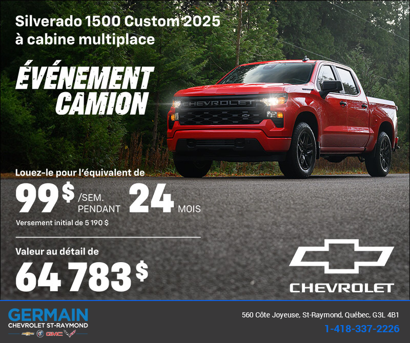 Procurez-vous le Chevrolet Silverado 1500 2025