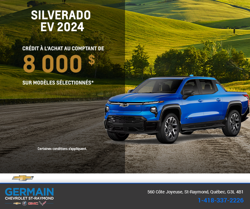 Procurez-vous le Chevrolet Silverado EV 2024