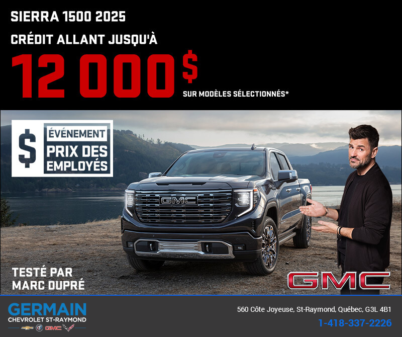 Le GMC Sierra 1500 2025