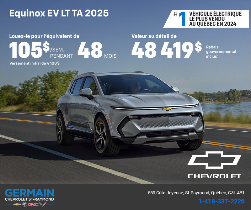 Procurez-vous le Chevrolet Equinox EV 2025