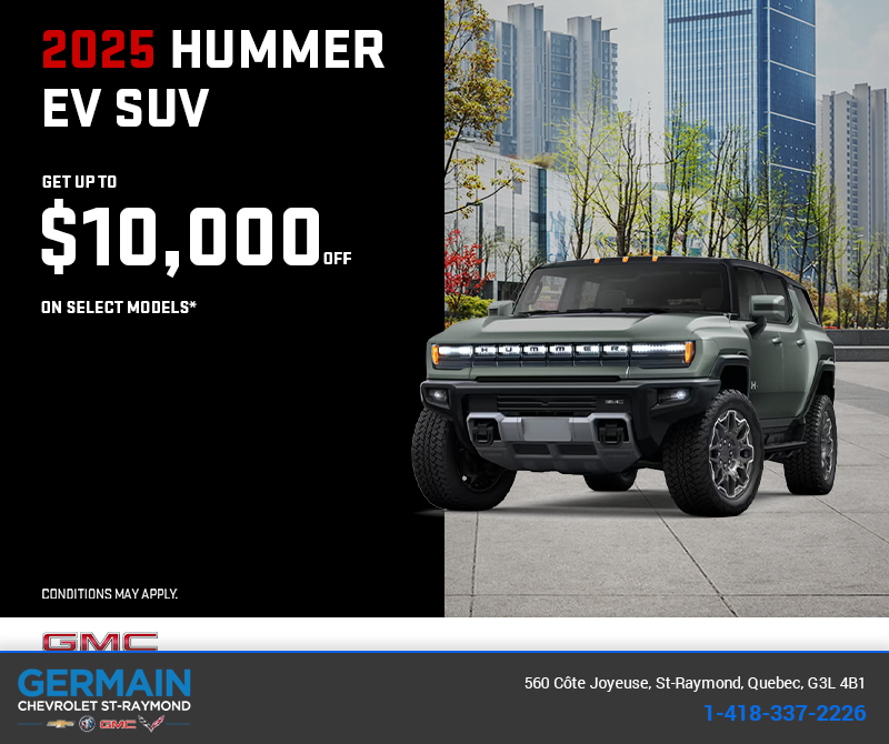 The 2025 GMC Hummer EV SUV