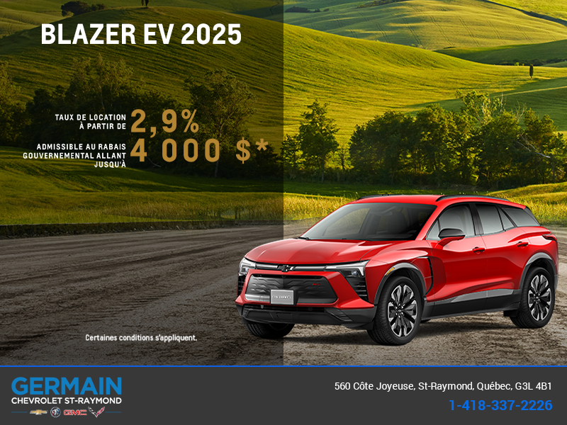 Procurez-vous le Chevrolet Blazer EV 2025