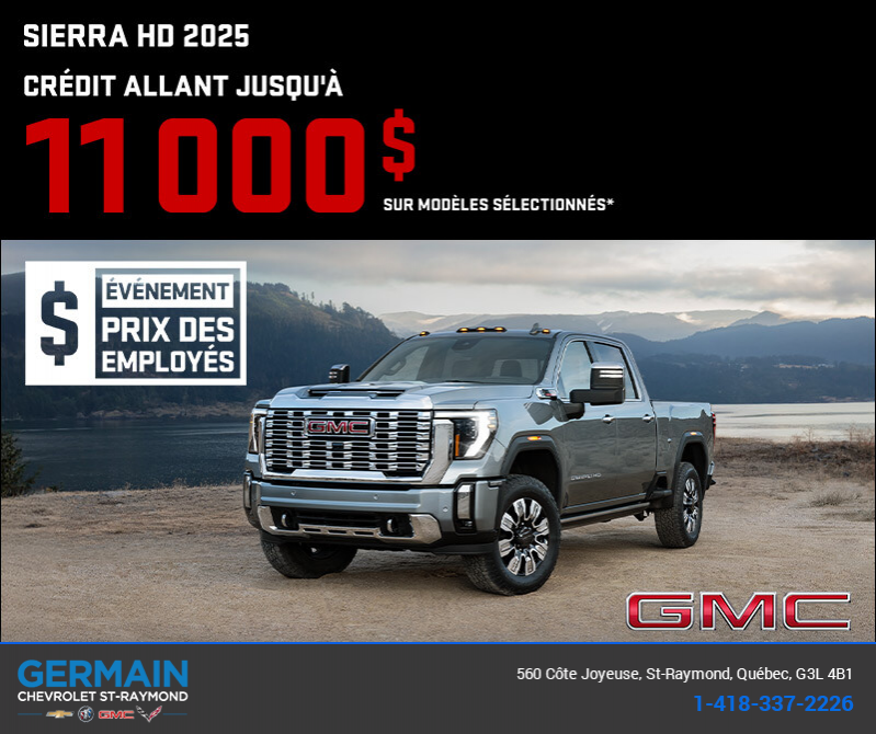 Le GMC Sierra 2500 2025
