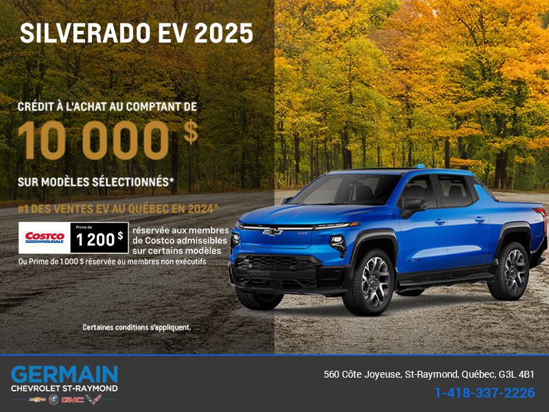 Procurez-vous le Chevrolet Silverado EV 2025