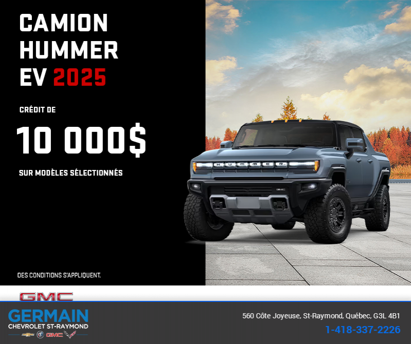 Le GMC Hummer EV VUS 2025