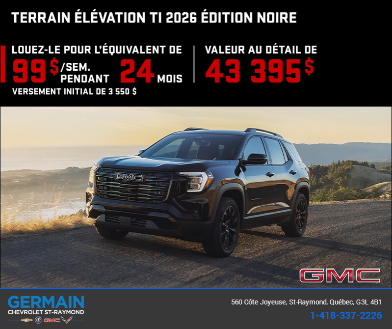 Le GMC Terrain 2026