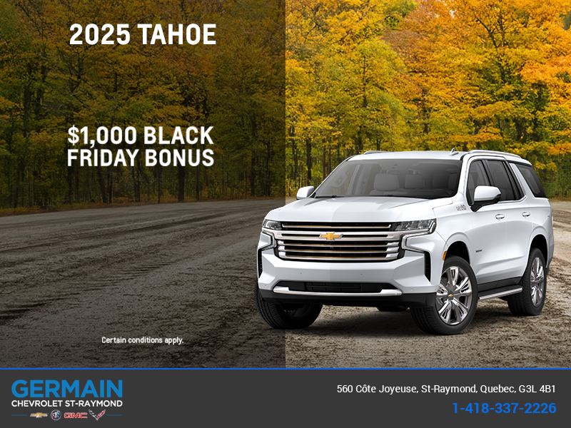 Get the 2025 Chevrolet Tahoe