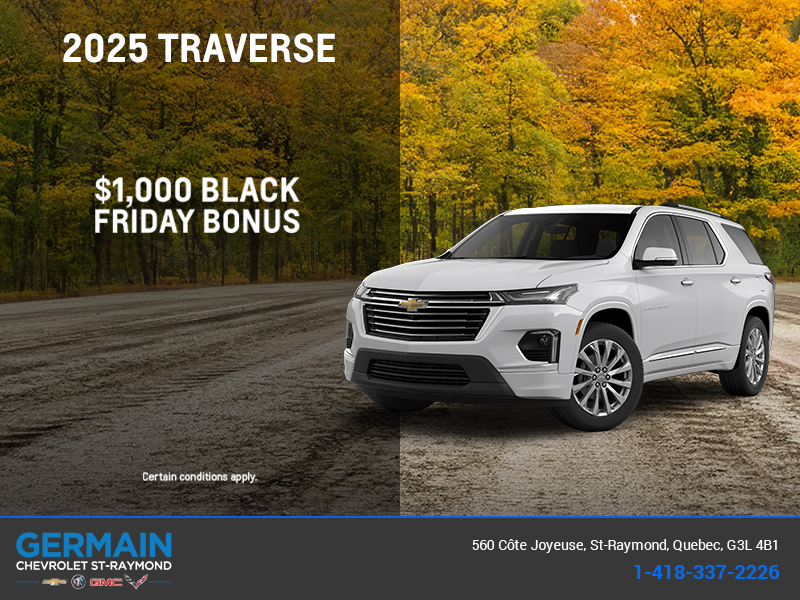 Get the 2025 Chevrolet Traverse