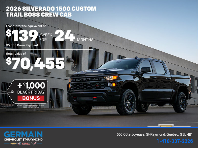 Get the 2026 Chevrolet Silverado 1500