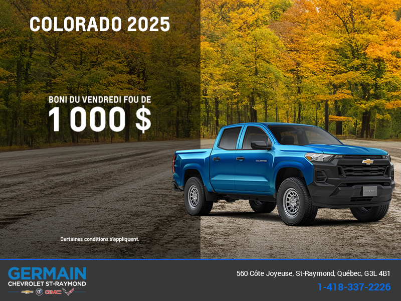 Le Chevrolet Colorado 2025