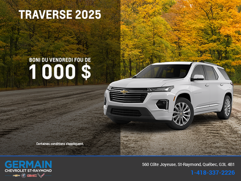 Le Chevrolet Traverse 2025
