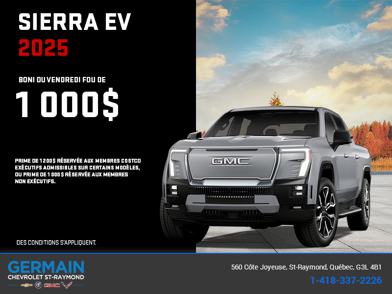 Le GMC Sierra EV 2025