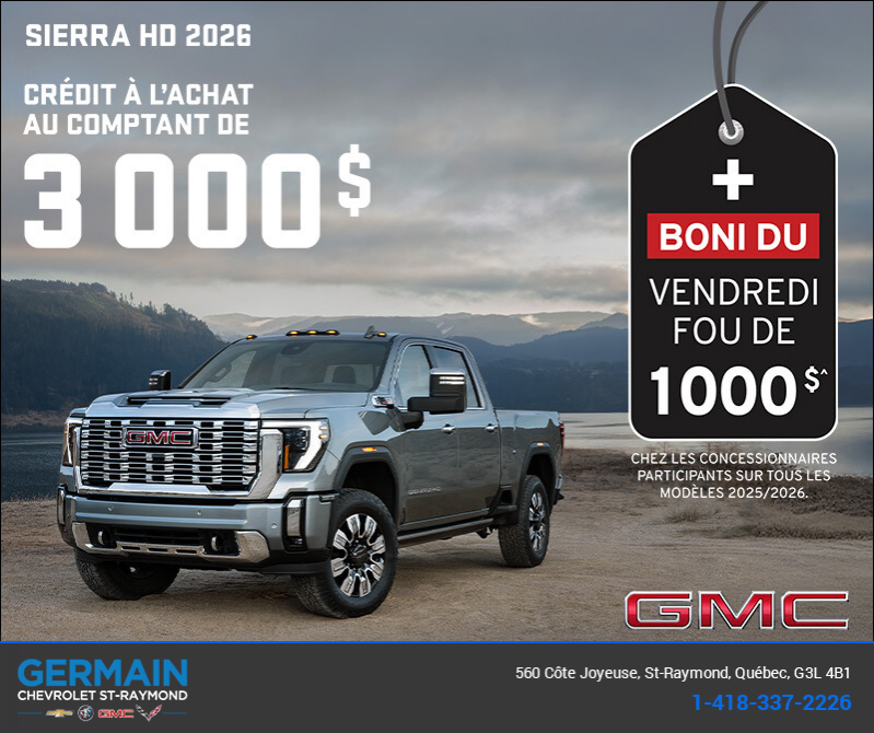 Le GMC Sierra HD 2026