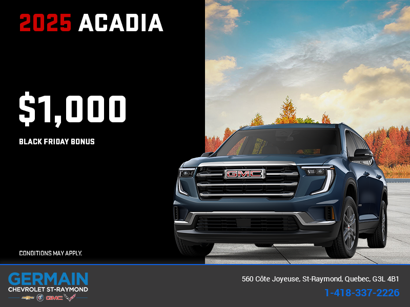 The 2025 GMC Acadia