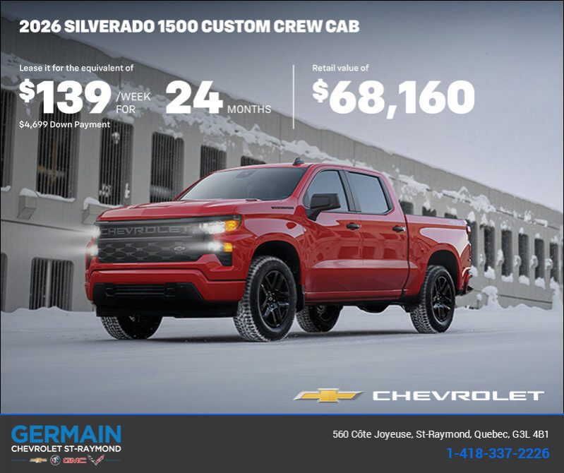 Get the 2026 Chevrolet Silverado 1500