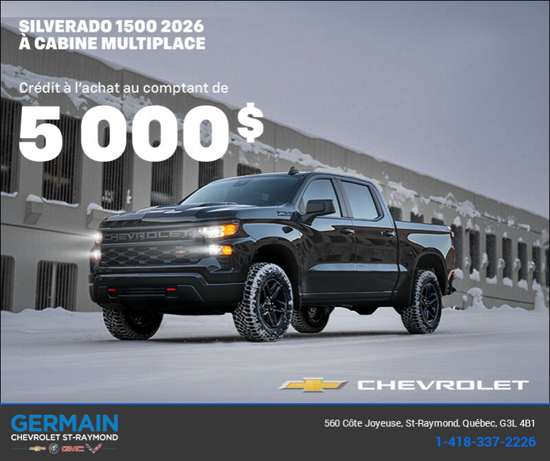 L'événement du mois Chevrolet