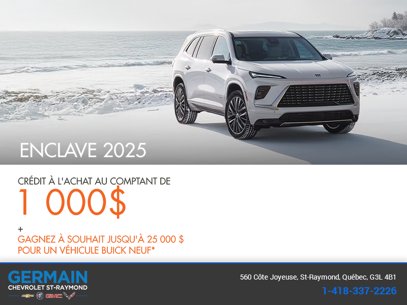 Procurez-vous le Buick Enclave 2025