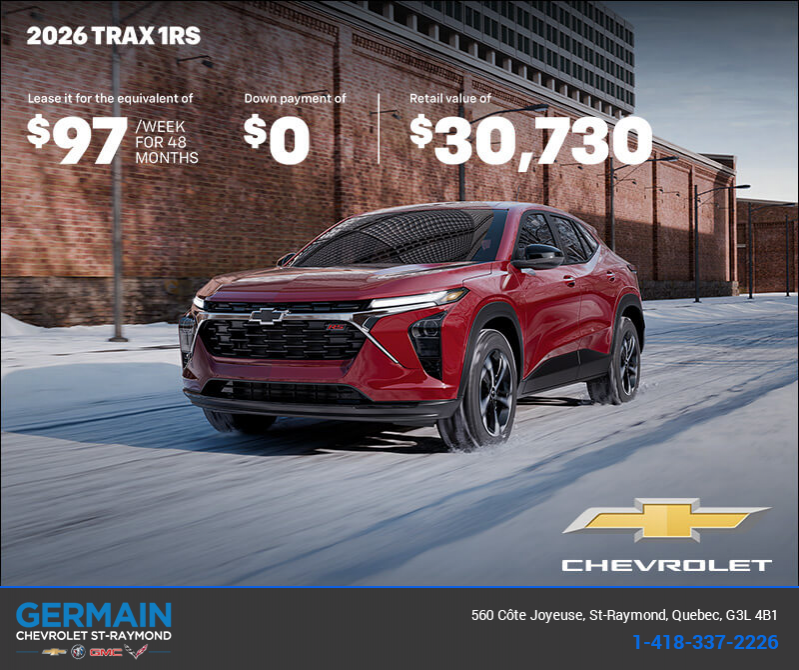 Get the 2026 Chevrolet Trax