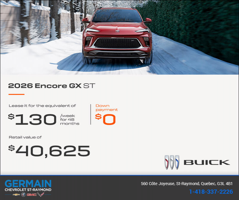 Get the 2026 Buick Encore GX