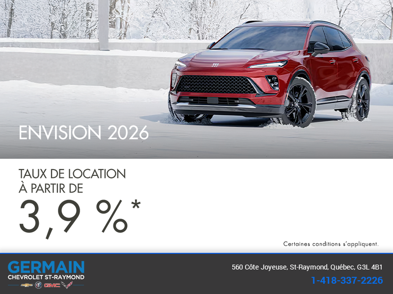 Procurez-vous la Buick Envision 2026