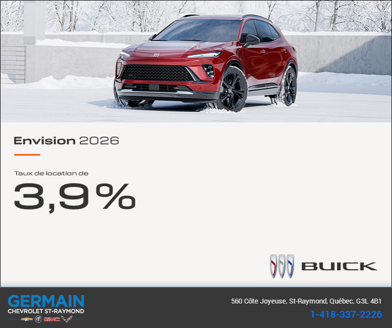 Procurez-vous la Buick Envision 2026