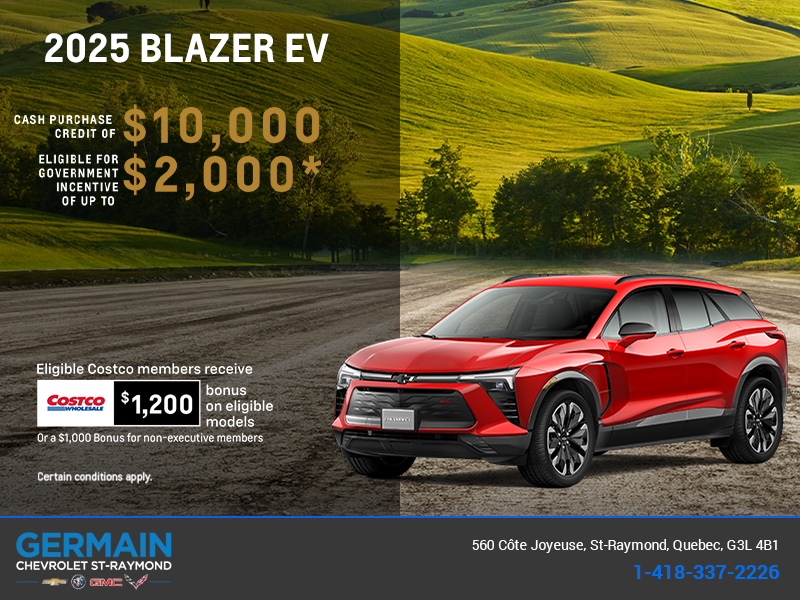 Get the 2025 Chevrolet Blazer EV