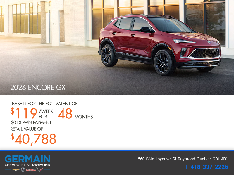 Get the 2026 Buick Encore GX